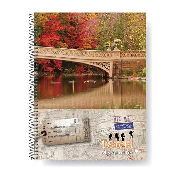 Producto - CUADERNO MIS APUNTES TRAVEL 29/7 X 80 HJS x 10 UNIDADES