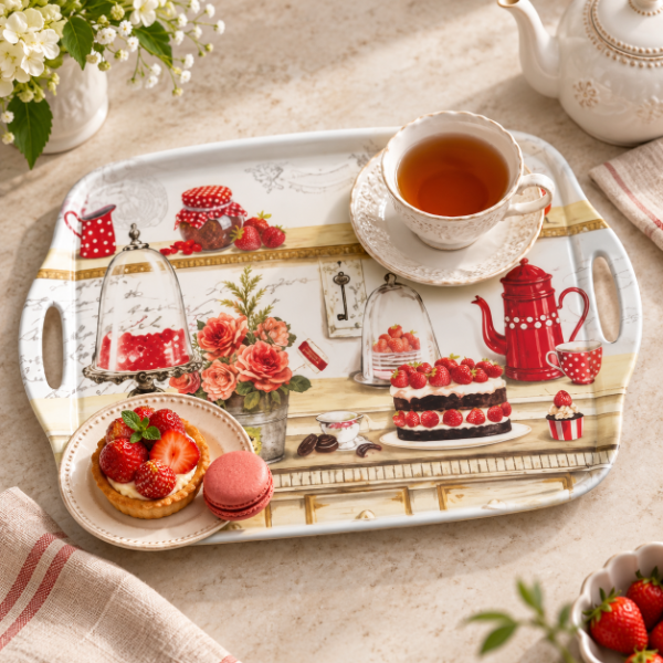 Producto - BANDEJA DE MELAMINA MODELO TORTAS 45X28CM - 1