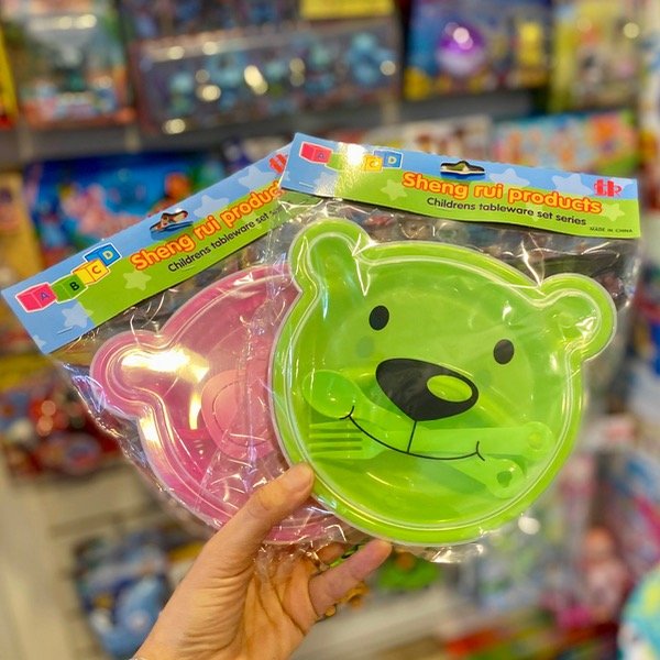 Producto - Set Para Bebe Con Tapa Y Cubiertos 320053