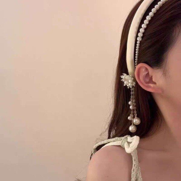 Producto - Bincha dobe con perlas