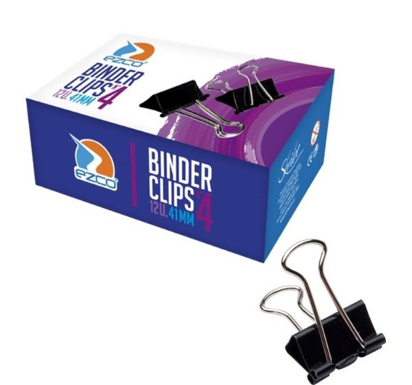 Producto - APRIETAP BINDER CLIPS Neg. 41mm Caja x12u.