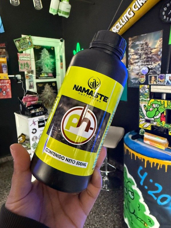 Producto - NAMASTE PH 500ml - REGULADOR DE PH PARA CULTIVOS