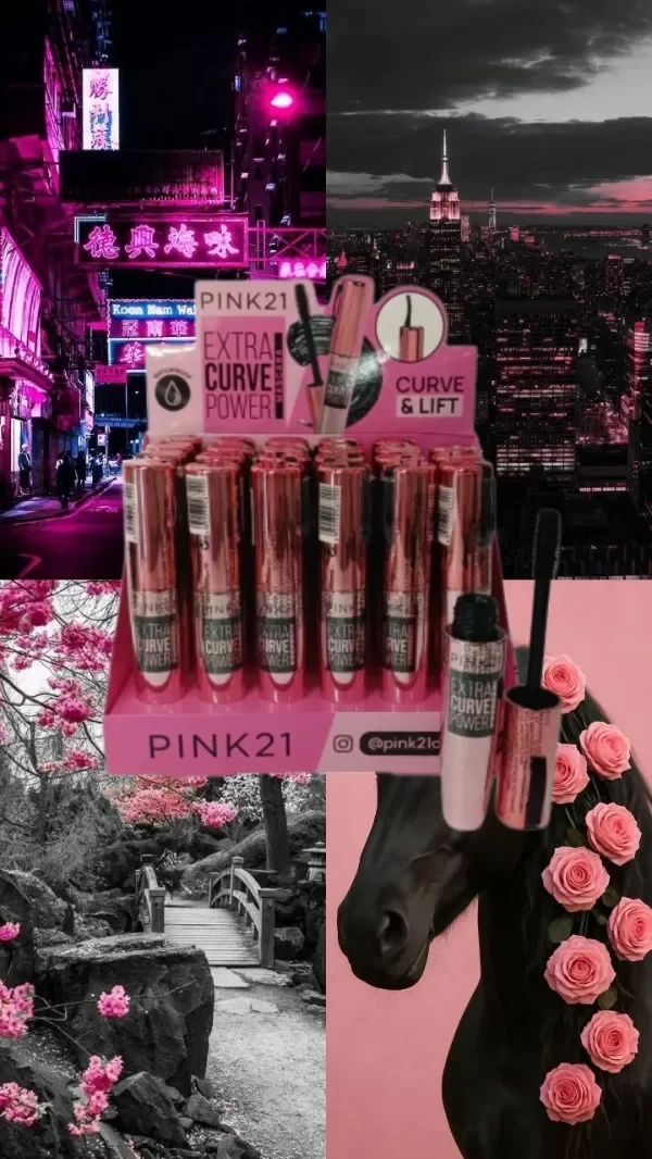 Producto - MÁSCARA DE PESTAÑAS DOBLE - PINK 21