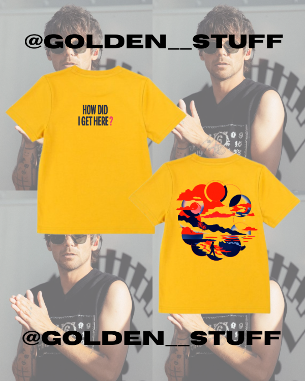 Producto - REMERA AMARILLA HOW DID I GET HERE 5 - LOUIS TOMLINSON