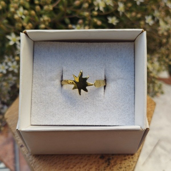 Producto - Anillo Regulable Bronce Estrella Fugaz
