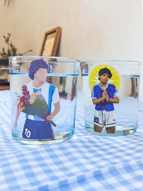 Producto - Set x2 Vasos Maradona