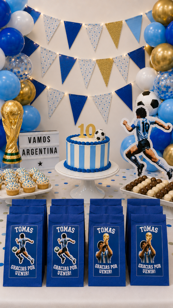 Producto - Stickers 9x12 cm Maradona Imprimible - 1