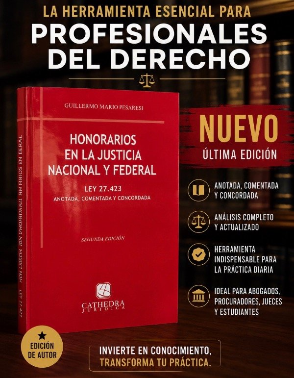 Producto - Honorarios en la Justicia Nacional y Federal