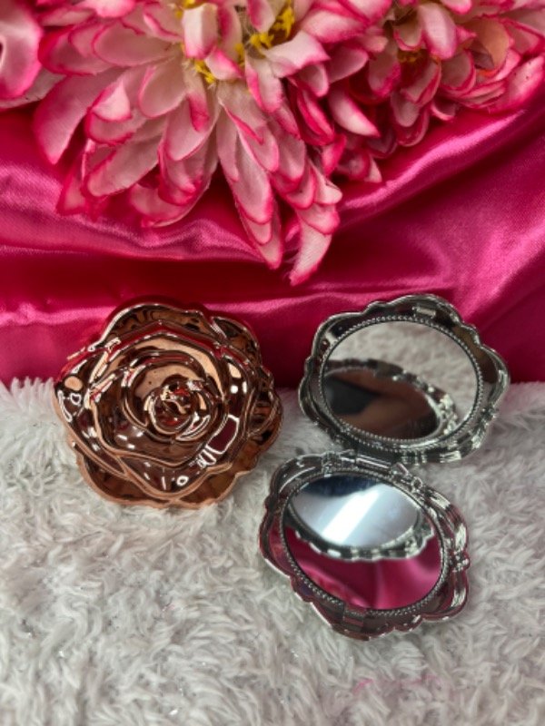 Producto - Espejo forma rosas metelizada-Diferente colores