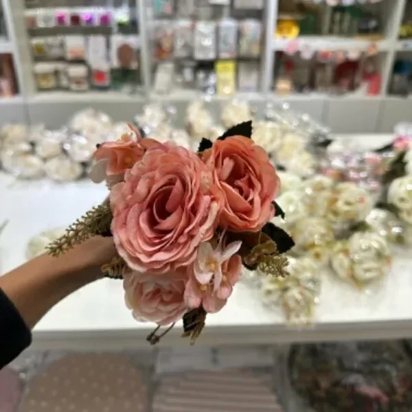 Producto - Ramo flores F18 Rosa