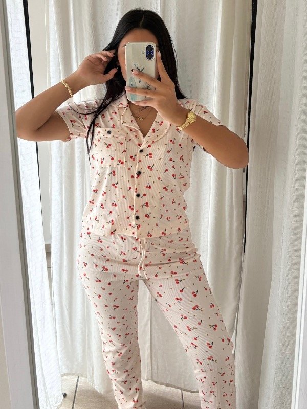 Producto - Pijama Nelly pantalón y mangas cortas - 0