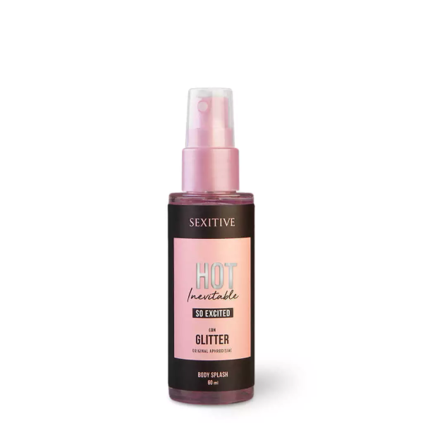 Producto - Body Splash Hot Inevitable So Excited con glitter