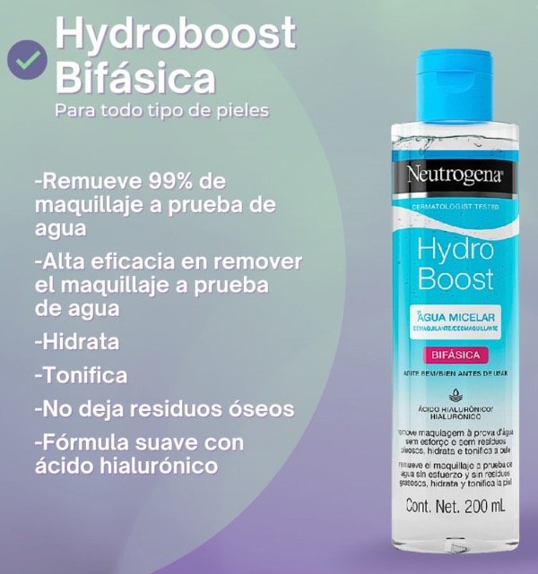 Producto - Neutrogena Hydro Boost bifásica agua micelar x 200ml
