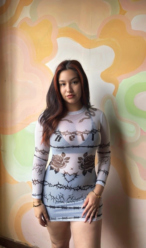 Producto - Vestido tatto microtull