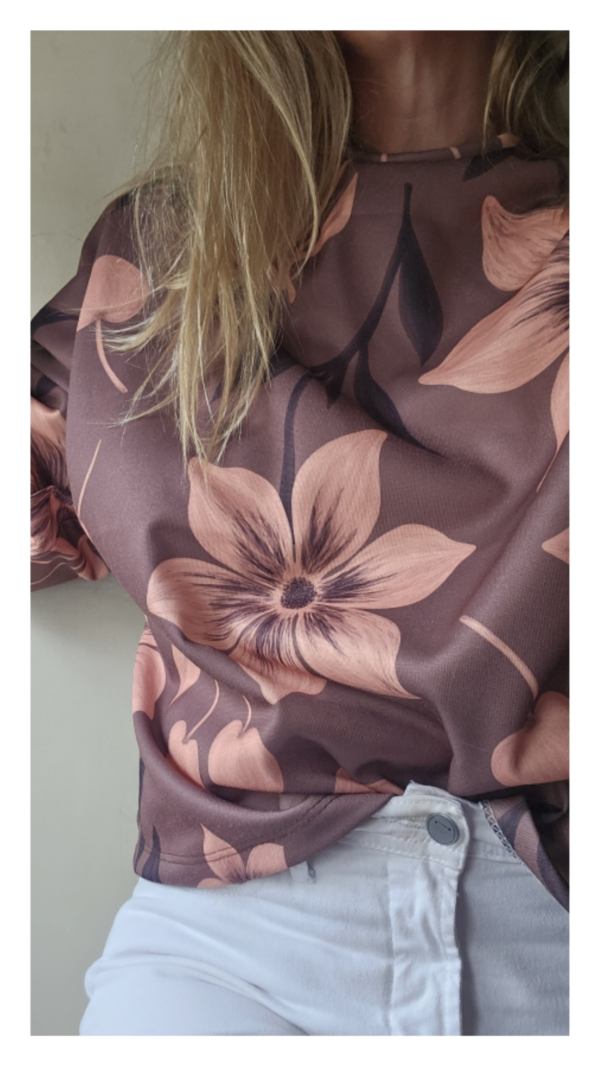 Producto - Buzo Africa flowers tierra