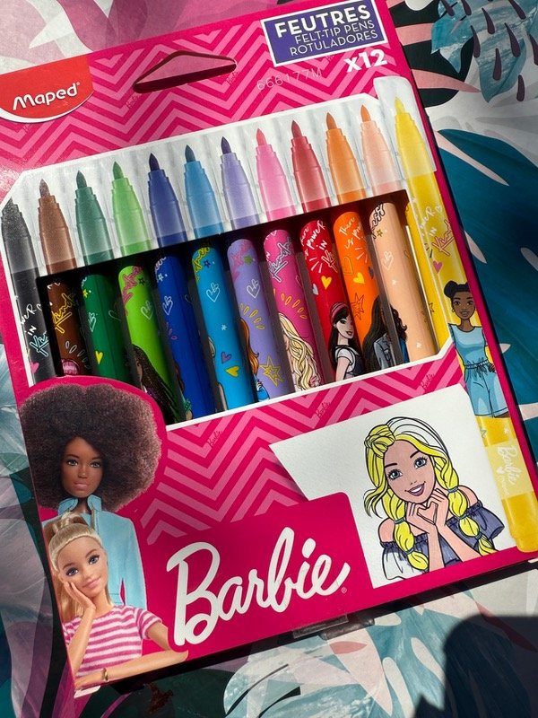 Producto - Marcadores De Colores Maped - Barbie x12