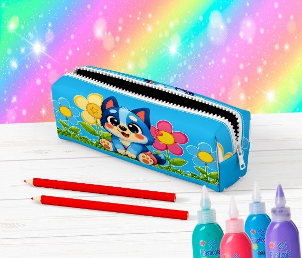 Producto - CARTUCHERA TUBO BLUEY CUTE
