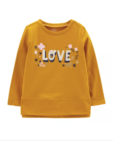 Producto - Remera para Niñas Marca Carter's Love