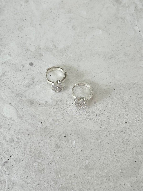 Producto - Aros Flor Cristal - 1