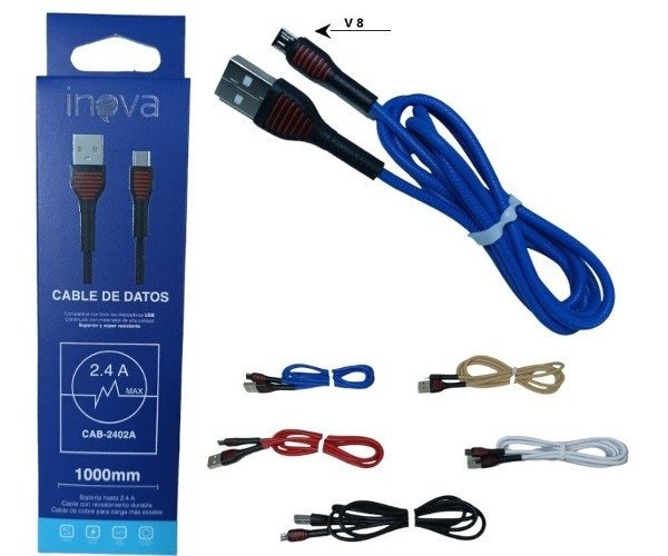 Producto - Cable v8 inova 2.4A