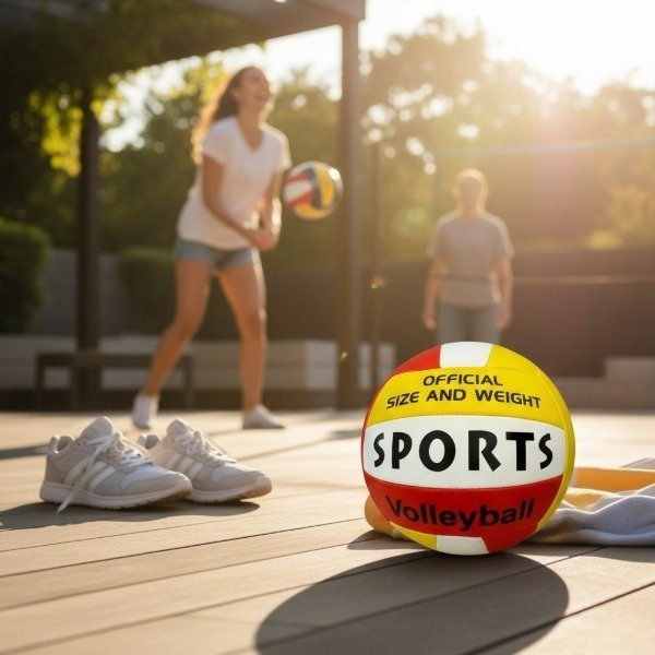 Producto - LIQUIDACION POR FALLA - PELOTA DE VOLEY CON PINCHADURA