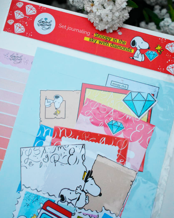Producto - set journaling snoopy