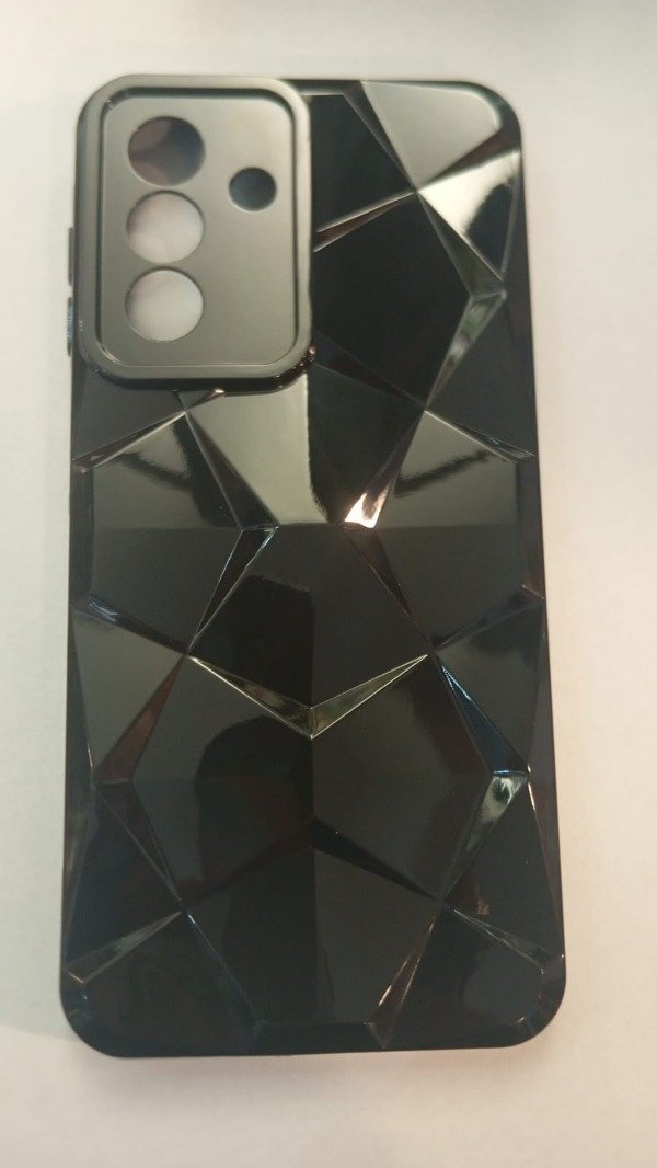 Producto - Funda Textura Rombos Negro para Samsung A16