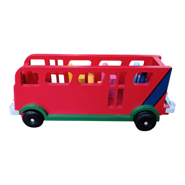 Producto - MICRO EN MADERA CON PASAJEROS