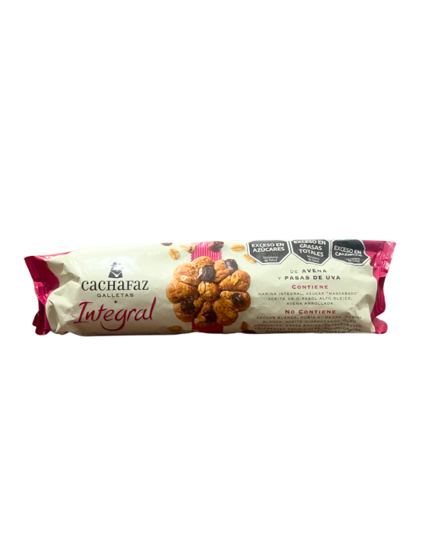 Producto - GALLETITAS DE AVENA Y PASAS DE UVA CACHAFAZ 225G