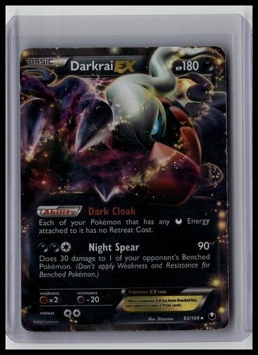 Producto - Darkrai EX - Dark Explorers 63/108 Ultra Rare Holo Pokemon TCGDarkrai EX