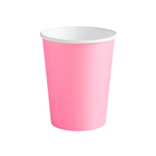 Producto - Vaso polipapel 240cc x8u. Rosa Pastel