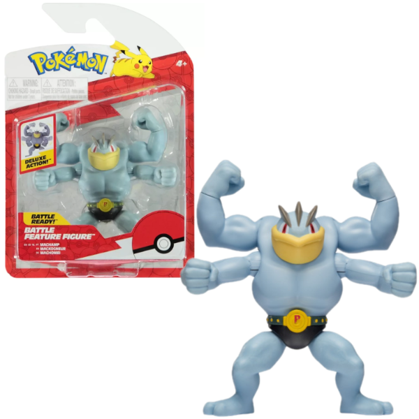 Producto - Pokémon Machamp Battle Feature Figure Deluxe Action - 0