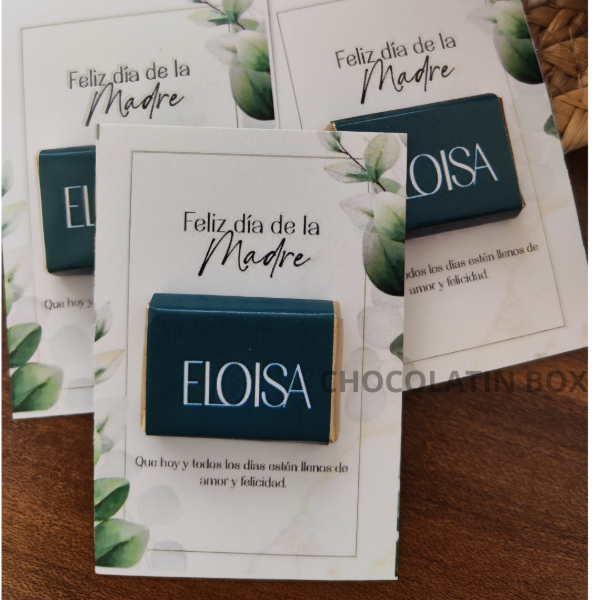 Producto - 80 tarjetas con chocolate