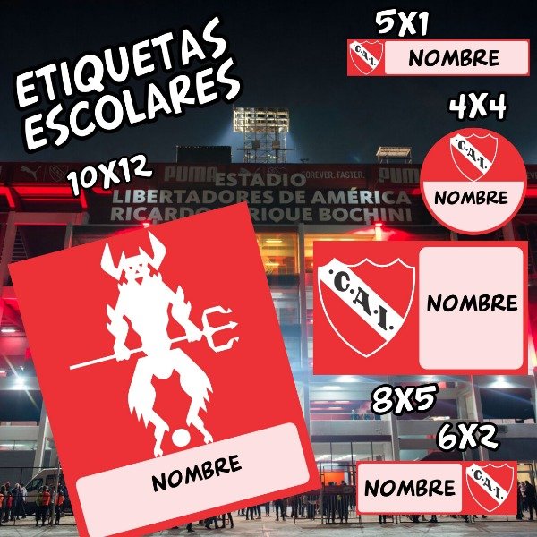 Producto - Diseños de etiquetas escolares pack 3 - 5