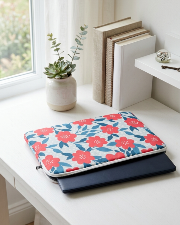 Producto - Funda Flores Coral.