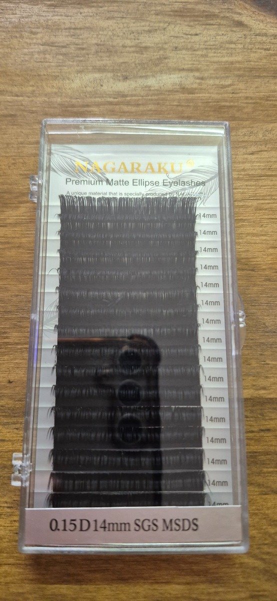 Producto - Pestañas pxp Nagaraku  0.15D  14mm flap