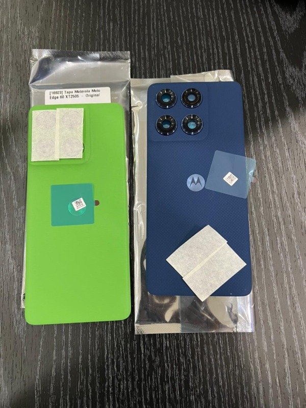 Producto - TAPA MOTOROLA EDGE 60 ORIGINAL CON VIDRIOS DE CAMARA