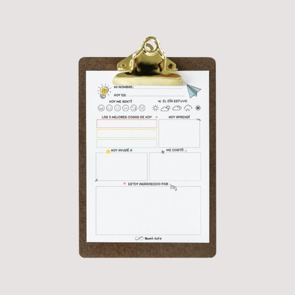 Producto - Block Gratitud Kids
