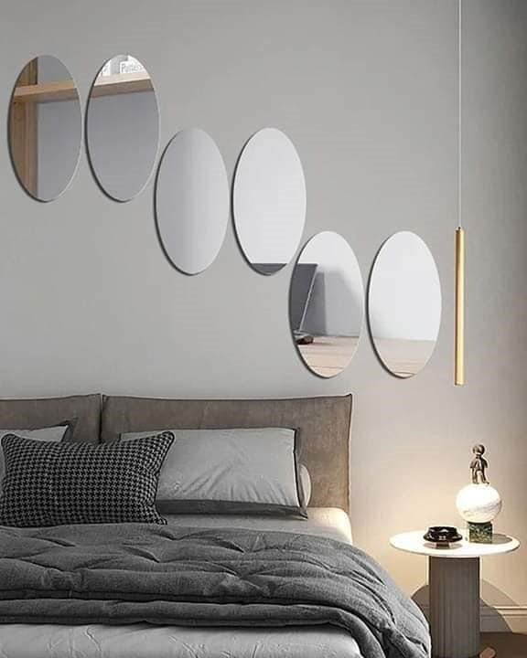 Producto - Espejo irrompible autoadhesivo Ovalado 20X30 cm.