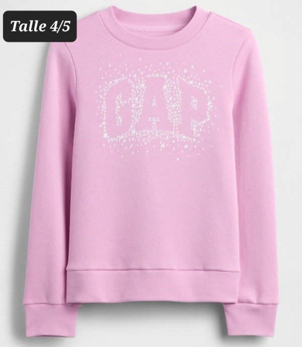 Producto - Buzo con friza gap talle 4/5 rosa