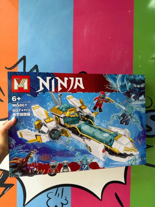 Producto - Escenario para armar Ninja acuático 600 piezas aprox