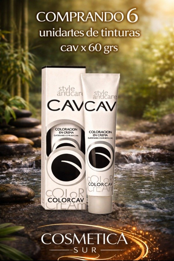 Producto - 6 x tinturas cav x 60 grs