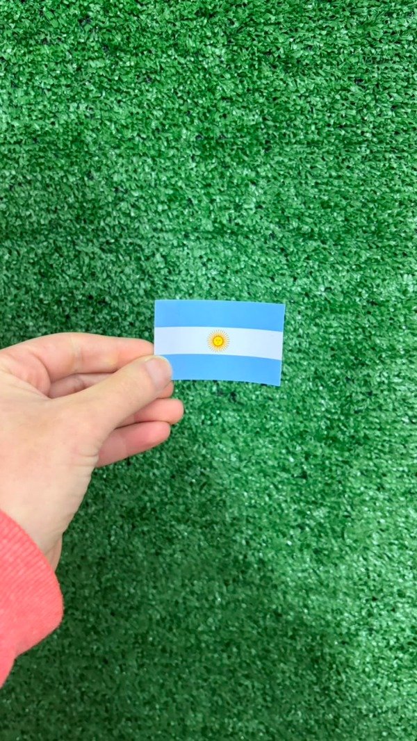 Producto - Stickers Fitness - Para Termos - BANDERA ARGENTINA