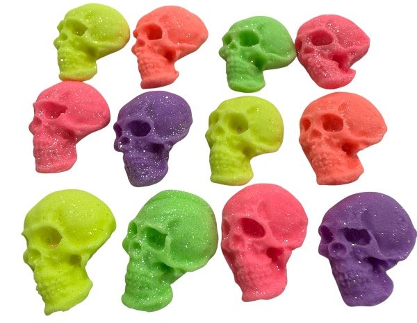 Producto - CALAVERAS FLUO HALLOWEEN X 10 paquetes