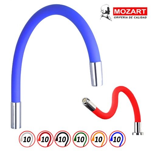 Producto - PICO 54 CM GOMA FLEXIBLE COLORES MIL FORMAS PARA GRIFERIA C  - 9376