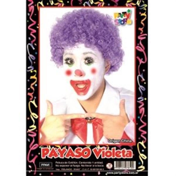 Producto - Peluca Payaso Violeta