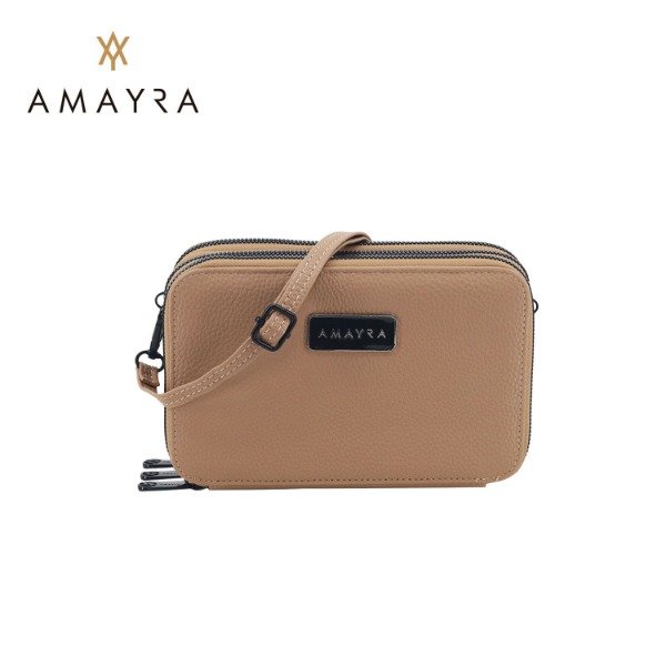Producto - Bandolera portacelular Amayra PU camel 67-B999-2