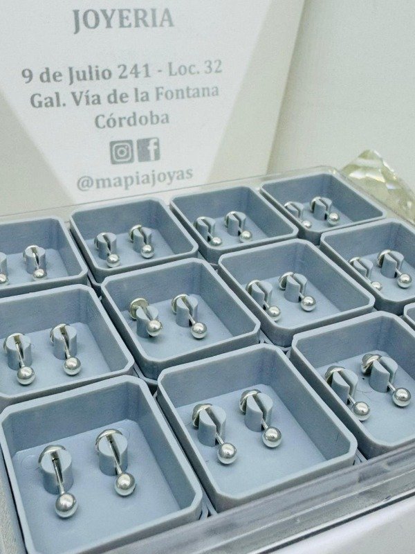 Producto - ABRIDOR BOLITA 3,5MM PLATA 925