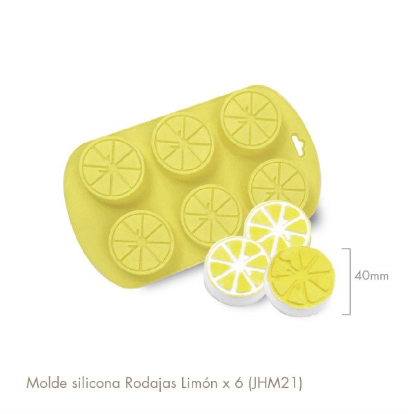 Producto - Molde silicona Rodajas Limon 6 (JHM-21)