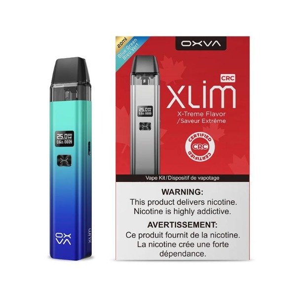 Producto - (EQUIPO RECARGABLE) OXVA XLIM KIT BLUE GREEN